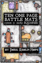 Ten One Page Battle Mats