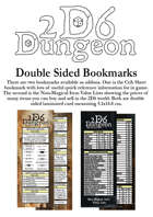 2D6 Dungeon Bookmarks (Digital)