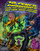 18 Pencil Drawings for the digital amature for inking and color