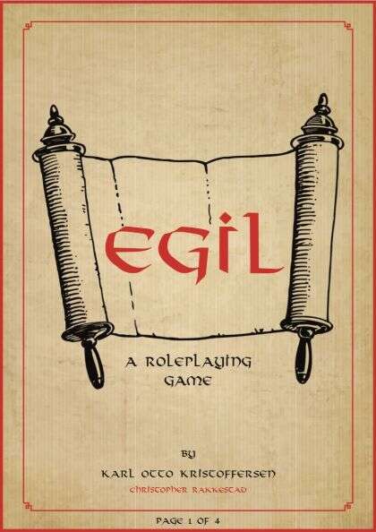 Egil: A Solo RPG of Brutal Viking Poetry
