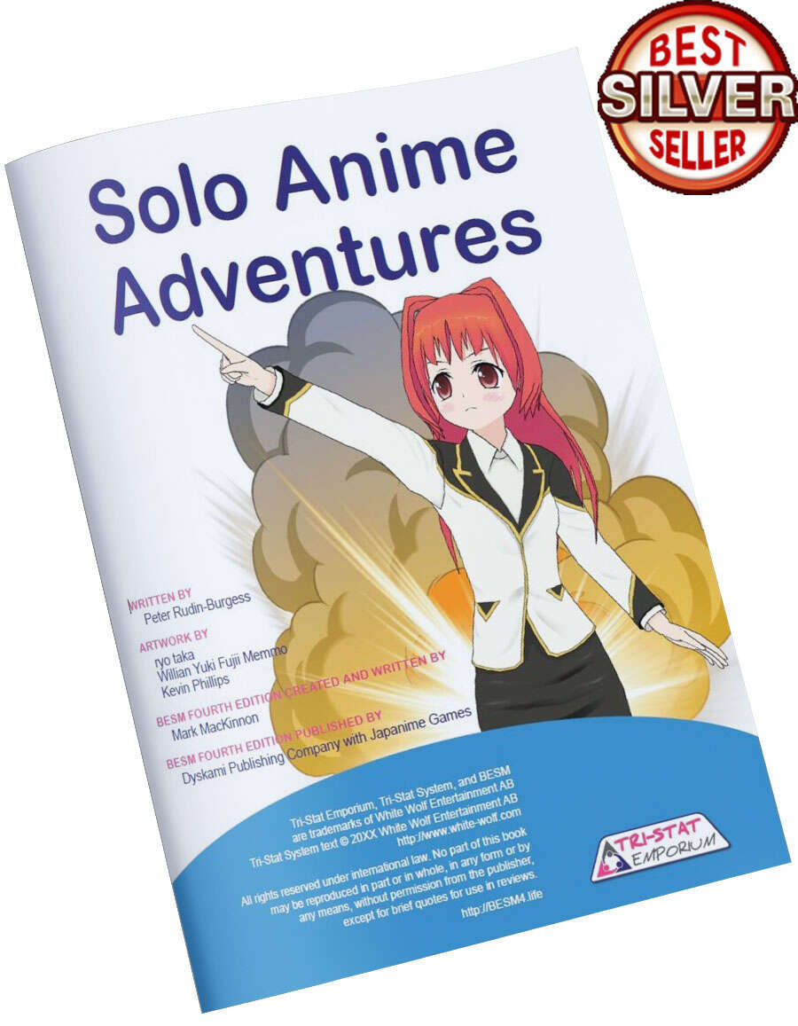 [BESM 4] Solo Anime Adventures - Dyskami Publishing Company | Parts Per  Million | Solo Tools | Anime 5E and Tri-Stat Emporium | DriveThruRPG