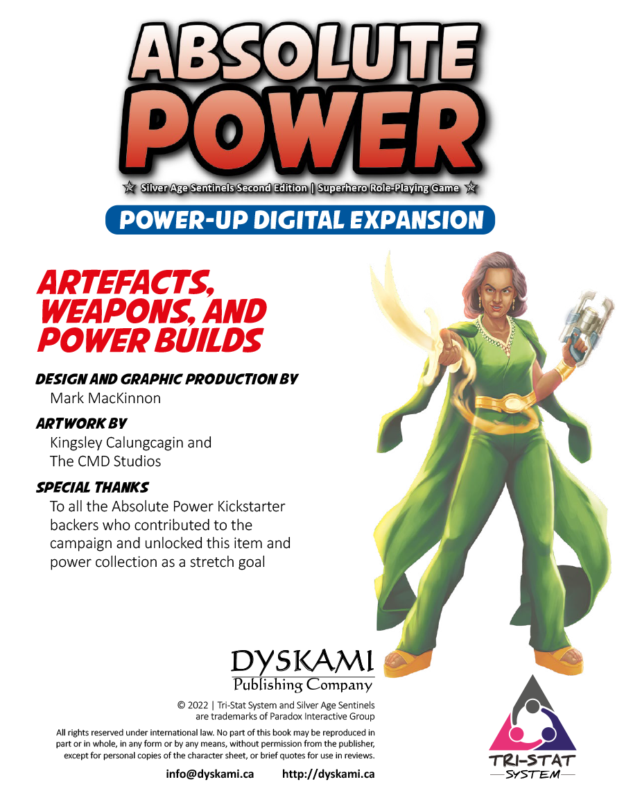 Absolute Power – Power-Up (Digital Expansion) - Dyskami Publishing Company  | Absolute Power | DriveThruRPG