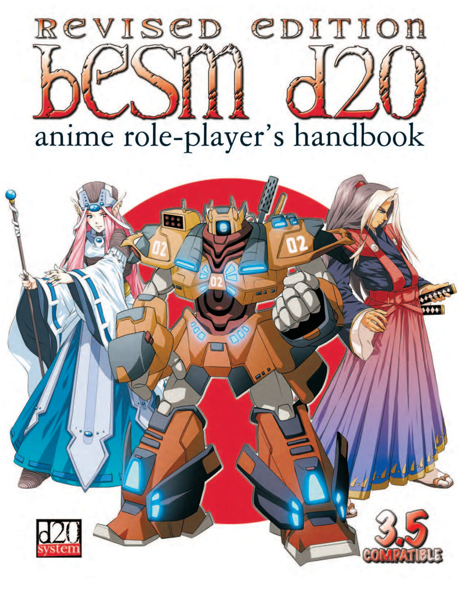 BESM d20 Revised Edition – GOO-02-697 - Dyskami Publishing