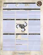 Adventure System - Character Sheet - Wealth System