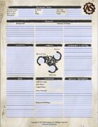 Adventure System - Character Sheet - Silver System