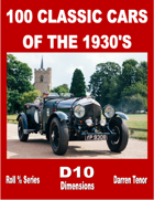 100 Classic Cars of the 1930's