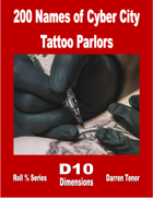 200 Names of Cyber City Tattoo Parlors