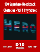 100 Superhero Knockback Obstacles - Vol 1 Street