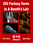 350 Fantasy Items in a Bandit's Lair