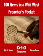 100 Items in a Wild West Preacher's Pocket
