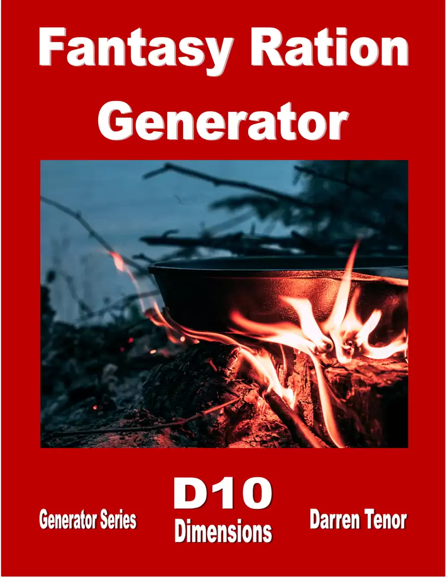 Cover of Fantasy Ration Generator