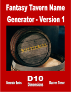 Fantasy Tavern Name Generator - Version 1