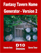 Fantasy Tavern Name Generator - Version 2
