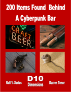 200 Items Found Behind a Cyberpunk Bar