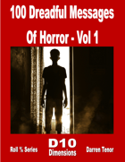 100 Dreadful Messages of Horror - Vol 1