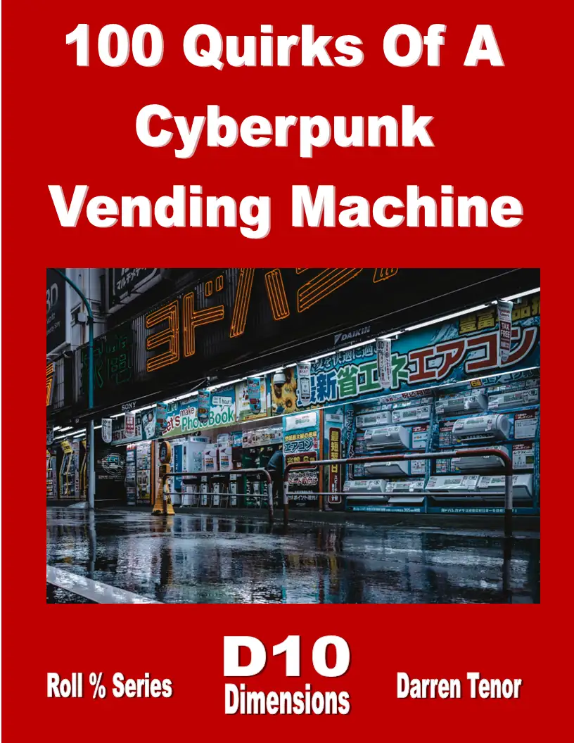 Cover of 100 Quirks of a Cyberpunk Vending Machine - Vol 1