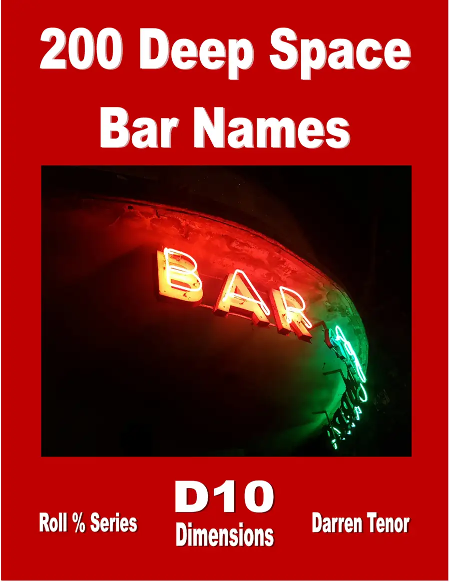 200 Deep Space Bar Names