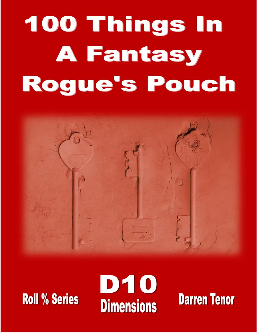 100 Things in a Fantasy Rogue’s Pouch