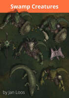 Jans Token Pack 25 - Swamp Creatures
