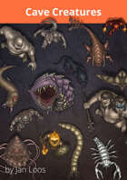 Jans Token Pack 40 - Cave Creatures