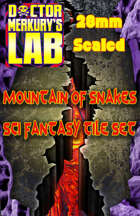 28mm Scale 1980's Mountain of Serpents Tiles