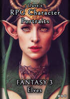 Dave's RPG Character Portraits (Fantasy 3: Elves)