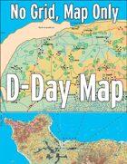D-Day Map - No Grid - Map Only
