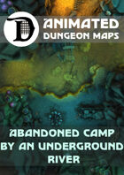 Animated Dungeon Maps: Abandoned Camp by an Underground River
