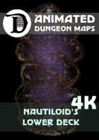 Animated Dungeon Maps: Nautiloid's Lower Deck 4k