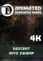 Animated Dungeon Maps: Descent Into Swamp 4k