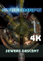 Cybermaps: Sewers Descent 4k
