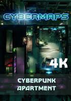 Cybermaps: Cyberpunk Apartment 4k