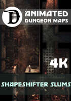 Advanced Animated Dungeon Maps: Shapeshifter Slums 4k