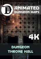Animated Dungeon Maps: Dungeon Throne Hall 4k