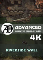Advanced Animated Dungeon Maps: Riverside Wall 4k