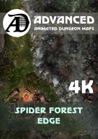 Advanced Animated Dungeon Maps: Spider Forest Edge 4k