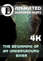 Animated Dungeon Maps: The Beginning of an Underground River 4k