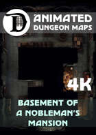 Animated Dungeon Maps: Basement of a Nobleman's Mansion 4k