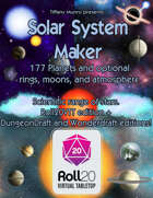 Solar System Maker (Roll20, Wonderdraft, Dungeondraft Versions)