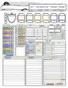 Color Coded - Auto Calculating - Character Sheet for 5e Dungeons and Dragons