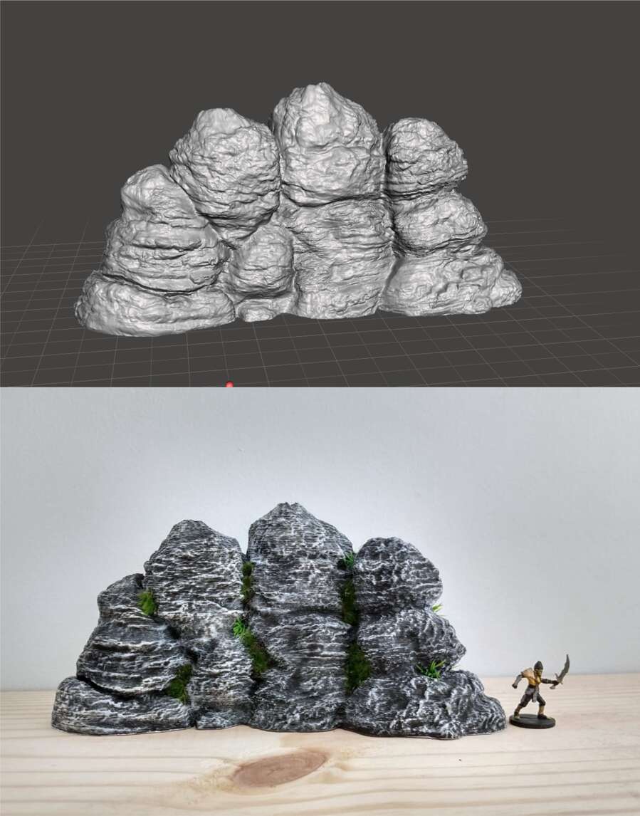 Terrain Scenery - Rock 3 - RPGenesis | DriveThruRPG