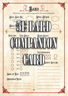 5e Bard Companion Card