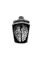Brain in the pot - Stock art
