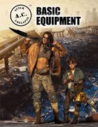 A.C.: AFTER COLLAPSE BASIC EQUIPMENT