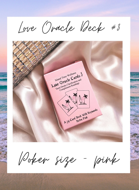 Island Time Wellness Love Oracle Cards 3 Poker Size Pink