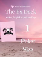 The Ex Deck 1 - Poker Size - 54 Card Deck + Printer-Friendly White PDF in BOTH A4 Europe and US letter Sizes