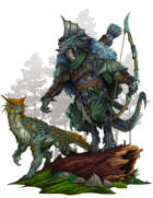 Character Art - Dragonborn Drakewarden - RPG Stock Art
