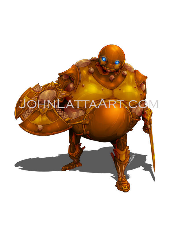 Spot Art - Potbellied Automaton - RPG Stock Art - John Latta Art ...