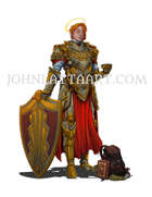 Character Art - Young Cleric - RPG Stock Art