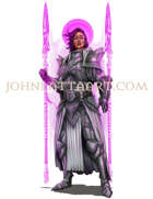 Character Art - Glaive Mage - RPG Stock Art